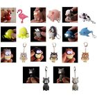 Cute Flamingo / Cow / Dolphin / Owl Key Chain with LED Light & Sound Keyrings