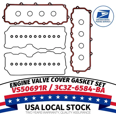 Junta de cubierta de válvula para Ford F-250 Super Duty 2003-2007 6,0 L superior e inferior Foto 1 de 4