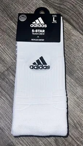 adidas Socks Men's White New with Tags - Picture 1 of 12