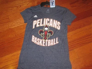 NWT! Adidas New Orleans Pelicans  Women's Small Heathered S/S Anthony Davis - Picture 1 of 3