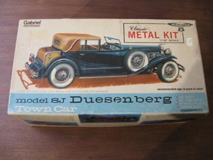 De colección Hubley SJ Duesenberg TownCar Clásico Metal Modelo Coche Kit 100% Completo #5 - Imagen 1 de 11