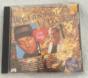 BING CROSBY AND VAL DOONICAN CD. LOVE SONGS - Picture 1 of 3