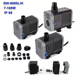 500-6000l/h Teichpumpe SuperECO Bachlaufpumpe CTP Filterpumpe WasserPumpe DE - Bild 1 von 25