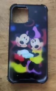 iphone 13 pro max phone cover case mickey and minnie love - Picture 1 of 1