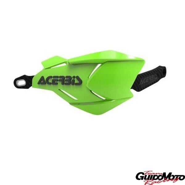 Paramani ACERBIS X-FACTORY. Verde/nero - Immagine 1 di 1