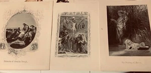 3 RELIGIOUS PRINTS LOT OF 3 - Picture 1 of 7