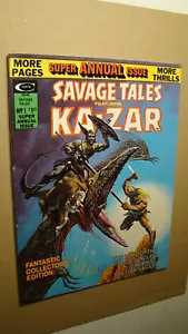 SAVAGE TALES FEATURING KA-ZAR 1 *HIGH GRADE* ANNUAL SMITH KANE CONAN - Bild 1 von 2