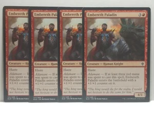 Embereth Paladin X4 4X Playset Fresh Throne of Eldraine MTG New - Picture 1 of 2