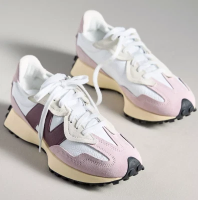 NEW BALANCE 327 "2025" Tênis Unissex Couro Branco Rosa ~ Vários Tamanhos~ - Imagem 1 de 4
