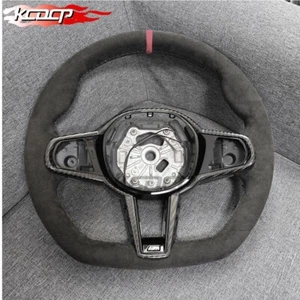 Alcantara CS Steering Wheel for BMW G20 M2 M3 M4 Z4 G87 G80 G82 G29 G42 G21 G22 - Picture 1 of 7