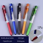 LED Light Ballpoint Pen Electronics Mobile Phone Stand Touch Screen Pen