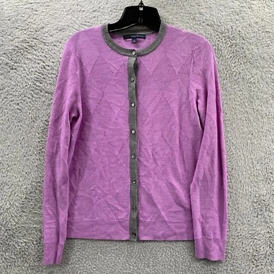 Suéter Brooks Brothers para mujer mediano de lana merino púrpura 346* Foto 1 de 4