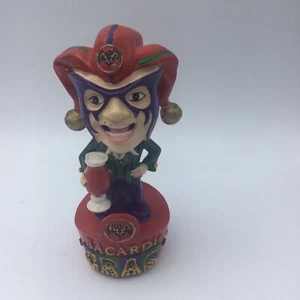MUY RARO Muñeca Cabeza Bobblehead Bufón Hierba Bacardí Cabeza Bobbing - Imagen 1 de 9