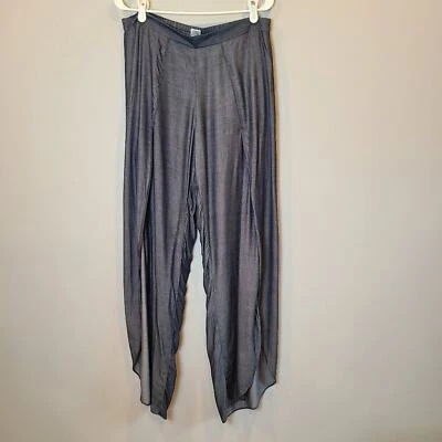 Drew Tulip Pant Side Slit Womens Large Blue - Image 1 of 4