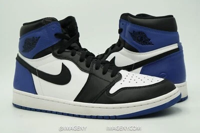 AIR JORDAN 1 RETRO ALTO OG USADO TALLA 12 FRAGMENTO NEGRO AZUL BLANCO 716371 040 Foto 1 de 4