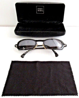 ALAIN MIKLI  "DESIGNER SUNGLASSES"  ~ (BLACK) ~  *** MADE IN FRANCE ***  RARE !! - Image 1 of 4