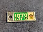 Vintage 1978 QUEBEC License Plate Tag Keychain War Amputations of Canada