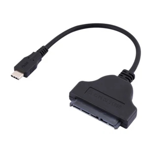 Câble adaptateur USB 3.1 Type-C vers SATA 22 broches disque dur pilote SSD USB C - Photo 1/6