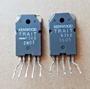 Kenwood TRAIT Power Amplifier Transistor N3K0 P3K0 Pair - Picture 1 of 2