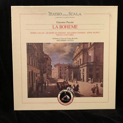 PUCCINI La Boheme - MARIA CALLAS, Di Stefano, Moffo, La Scala - EMI ST 2LP BOX - Image 1 of 4