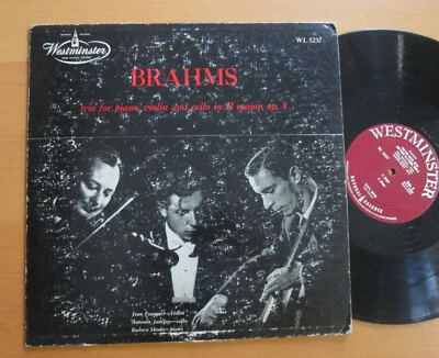 WL 5237 Brahms Trio Op. 8 Fournier Janigro Badura Skoda Westminster Vinyl LP - Image 1 of 4