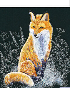 FOX FEARLESS STUNNING VARIETY OF BATHROOM TOWELS EMBROIDERED BY LAURA