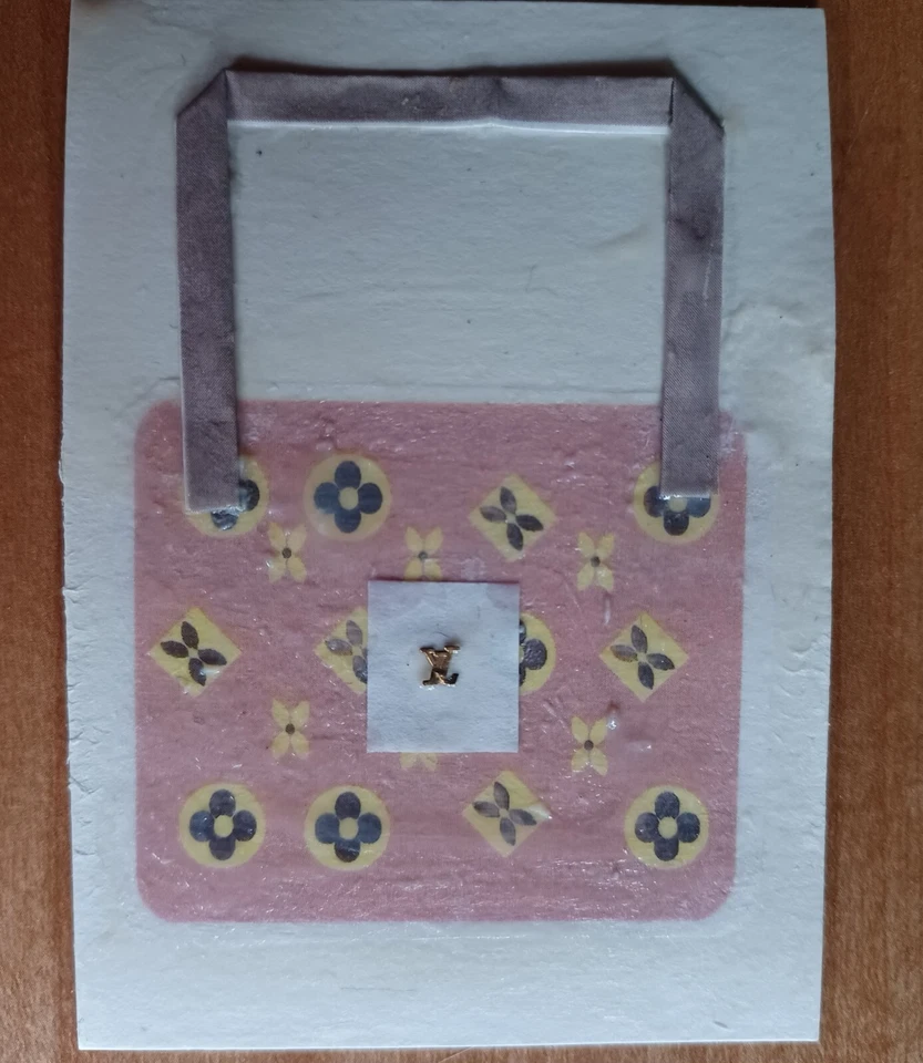 Original ACEO Tarjeta de Arte Miniatura Arte Urbano Lujo Monedero LV - Sela GU-GO Roble Foto 1 de 1