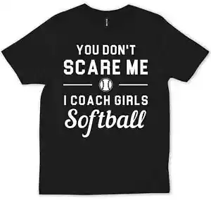 Girls Softball Coach Shirt Girls Softball Coach Gift For Softba T-shirt - Picture 1 of 9