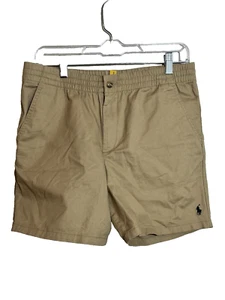 Polo Ralph Lauren Shorts Elastic Waist Casual Chino Khaki Size 20 - Picture 1 of 3