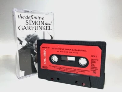 THE DEFINITIVE SIMON & GARFUNKEL Vintage Cassette **NEAR MINT/VG+** PAPER LABELS - Image 1 of 4