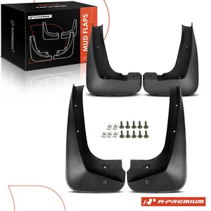 A-Premium 4x Splash Guards Mud Flaps w/ Running board For BMW X3 E83 2004-2010 - Foto 1 di 8
