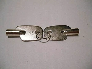 NEW SET OF 2 BARREL TYPE KEYS #15 - Picture 1 of 6