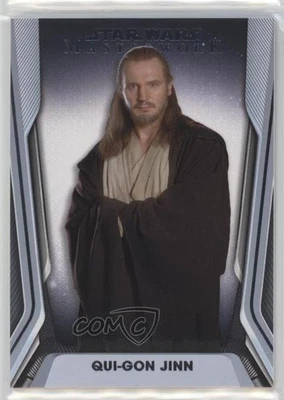 2021 Topps Star Wars Masterwork Qui-Gon Jinn #82 0qw3 - Image 1 of 3