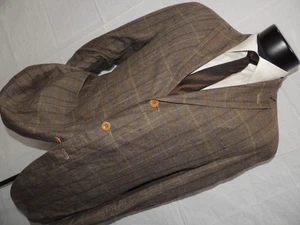 Cappotto giacca uomo Boglioli seta e lino non costruito slim fit 52 - 40 R - Foto 1 di 10