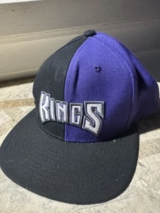 Mitchell & Ness Sacramento Kings Adjustable Snapback Hat Cap Purple NBA - Picture 1 of 5