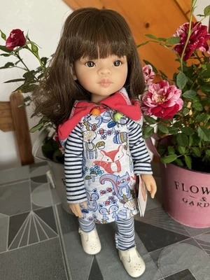 Poupée Paola Reina, MALI, brune, 32cm,  vêtements, chaussures, parfait état - Immagine 1 di 3