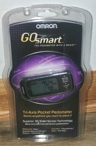 OMRON GO SMART TRI-AXIS TASCHENSCHRITTZÄHLER MIT GEHIRN HJ-303 BRANDNEU VERSIEGELT - Bild 1 von 7