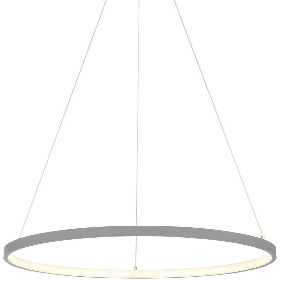 Access Lighting 52067LEDD/ACR Anello 16"W LED Suspension Pendant - Grey - Image 1 of 4
