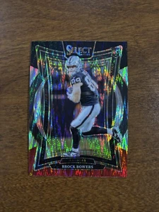 ✨2024 Panini Select Brock Bowers RC #31 Concourse Black & Red Shock Prizm - Picture 1 of 2
