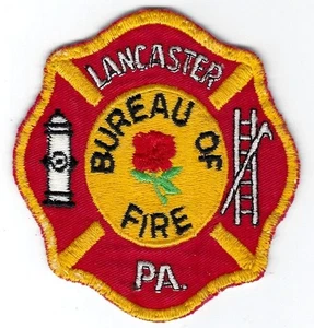 PENNSYLVANIA - Lancaster Bureau of Fire - [Toppa spalla stile maltese] - Foto 1 di 1
