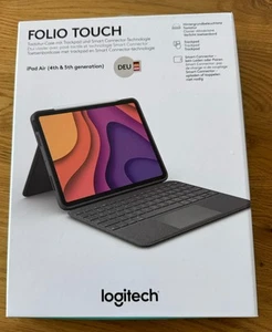 Logitech Folio Touch Tastatur für iPad Air 4, Air 5 - Deutsches Layout - Bild 1 von 8
