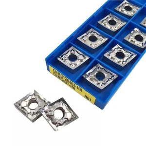 10Pcs CNMG120404HA H01 Inserts for Precision Turning of Steel Components - Picture 1 of 9