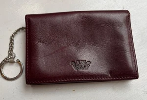 Bosca Herren Burgunderrot Weich Leder Geldbörse Kreditkartenetui Schlüsselanhänger Viele Fächer - Bild 1 von 24