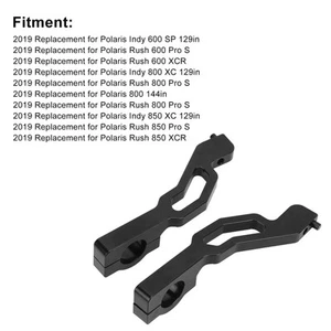 ✦ Black Snowmobile Sentinel Handguard Mount Brackets Kit Aluminum For 600 - Picture 1 of 12