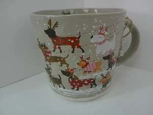Urlaub Dackel Hund Weihnachten Rentier Tasse Becher - Bild 1 von 6