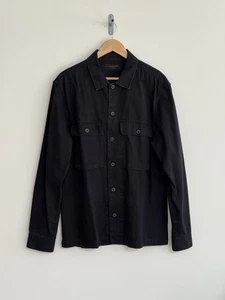 Allsaints “Recon” Distressed Look Shirt/Overshirt /Shacket Black XL - Picture 1 of 13