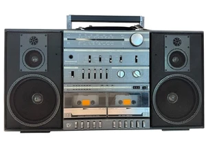Brentwood Stereo Doppio Registratore a Cassette Vibes Incluso - Foto 1 di 24