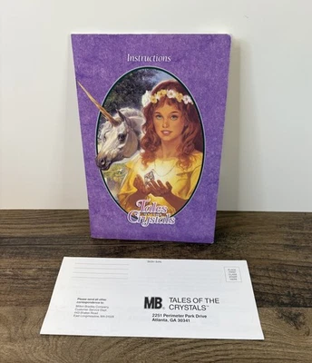 Folleto de instrucciones de reemplazo de juego Tales of the Crystals 1993 vintage Foto 1 de 4