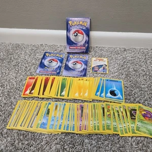 Pokémon Trading Card Game 2 Player Starter Set Base Set WOTC (NO HOLO) Open Box - Picture 1 of 12