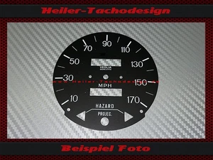 Tachoscheibe für Ferrari Dino 246 GT 1972 170 Mph zu 270 Kmh - Picture 1 of 2